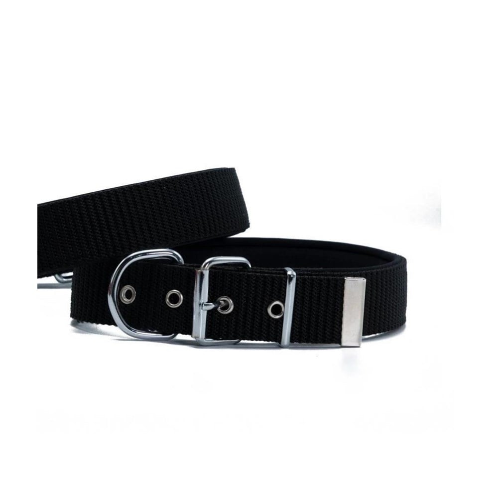 DOGGİE KONFOR DOKUMA BOYUN TASMASI SİYAH 5X60-70CM