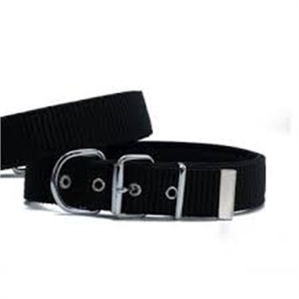 DOGGİE KONFOR DOKUMA BOYUN TASMASI SİYAH 2,5X42-50CM