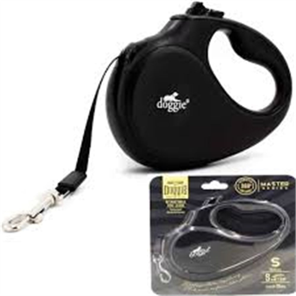 Doggie DOGGİE OTOMATİK UZATMA TASMASI MASTER SERİ SİYAH 15KG/5MT En Ucuz Fiyatları ve Özellikleri