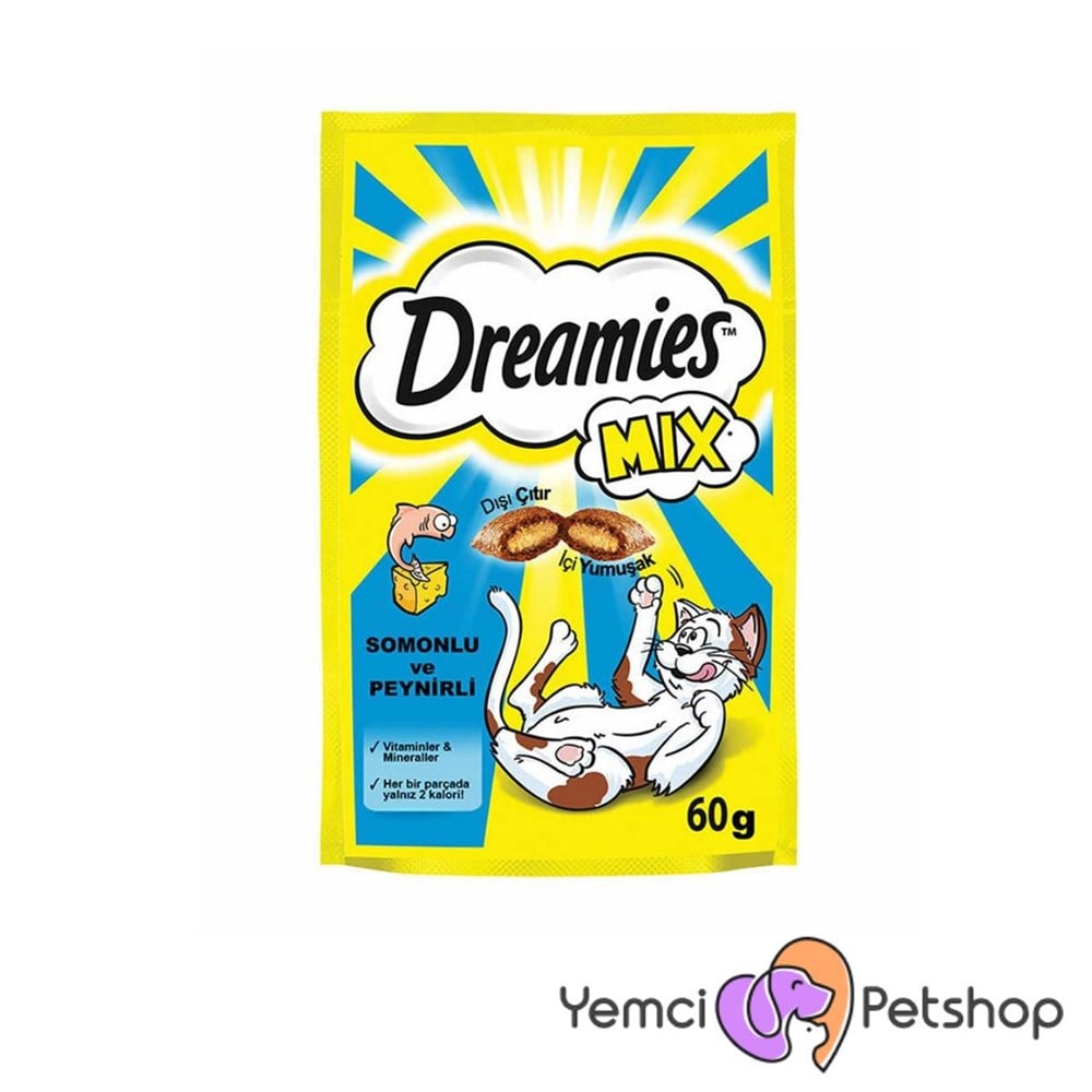 Dreamies Kedi Ödül Maması 60 gr Somon & Peynirli