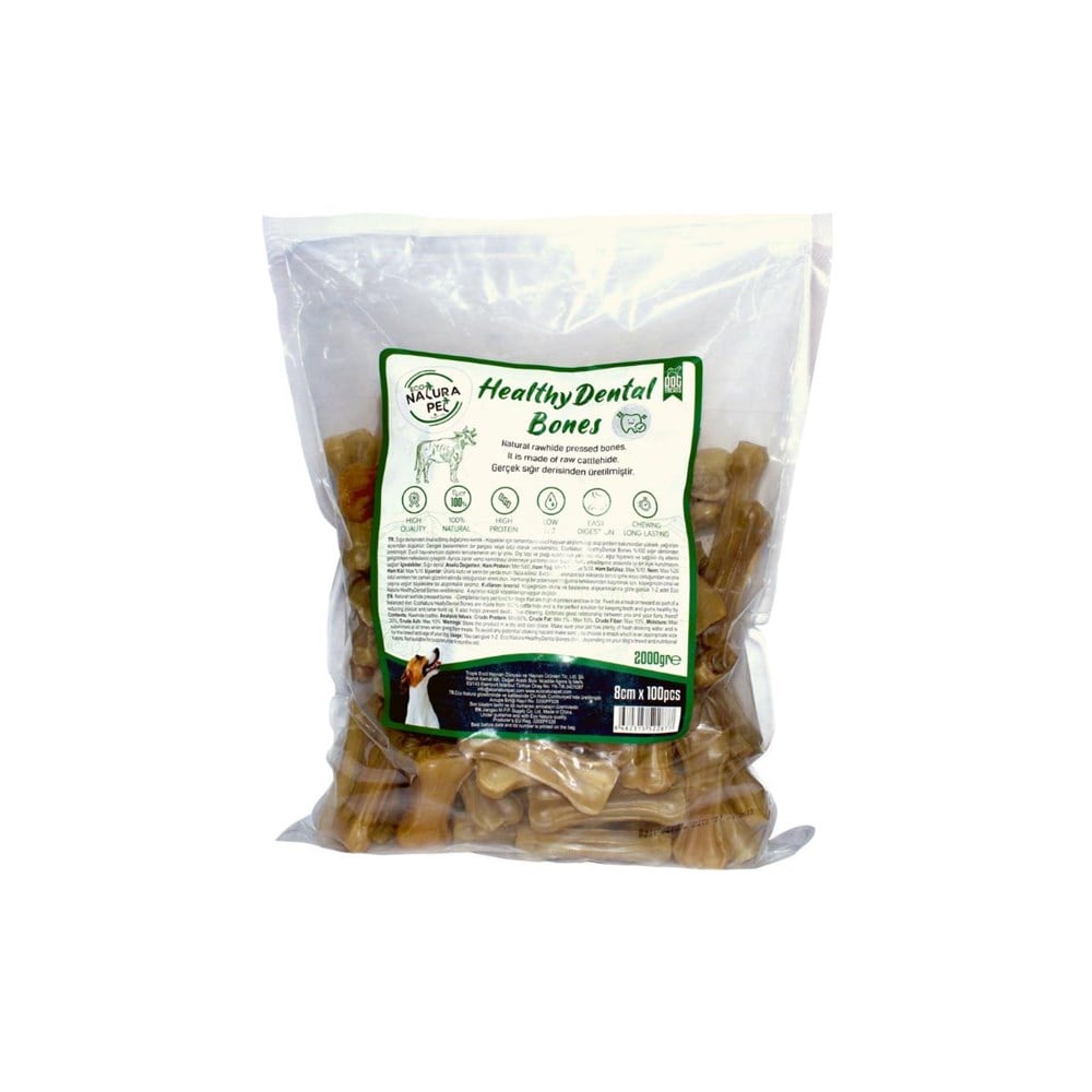 Eco Natura Eco Natura Pet Healty Dental Bones Natural Pres Kemik 8Cm 100Lü 2000Gr En Ucuz Fiyatları ve Özellikleri
