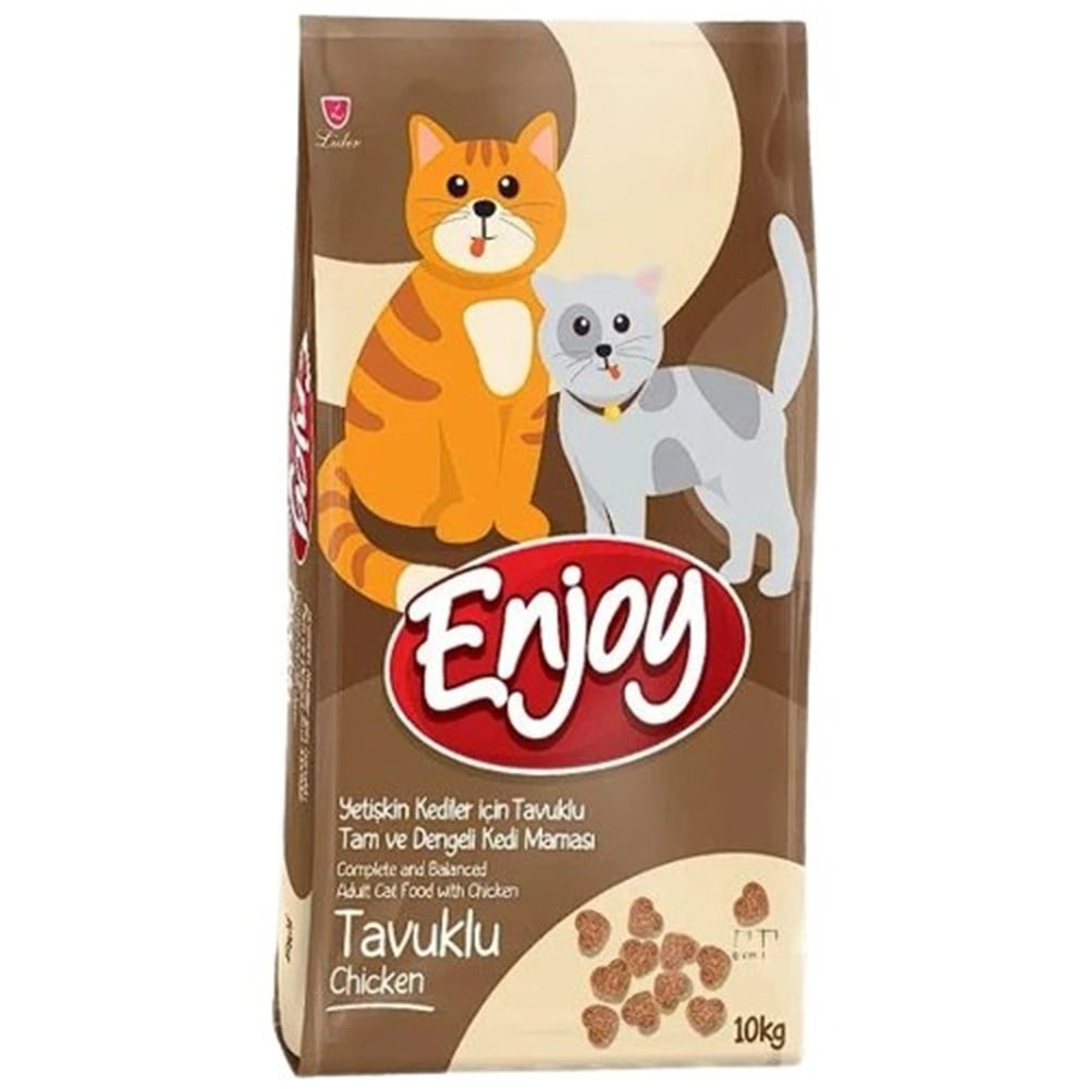 Enjoy Enjoy Tavuklu 10 kg Yetişkin Kedi Maması En Ucuz Fiyatları ve Özellikleri
