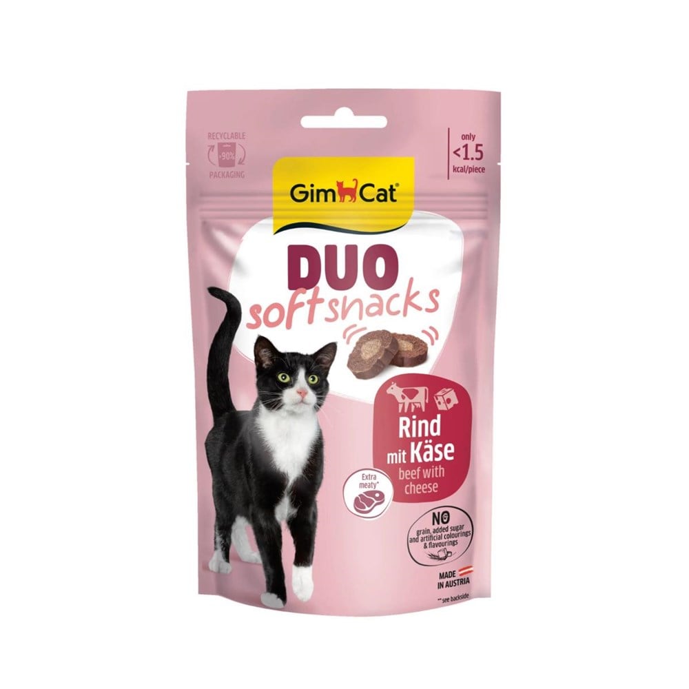 Gimcat GimCat Duo Soft Snacks Beef with Cheese Kedi Ödülü 50 Gr En Ucuz Fiyatları ve Özellikleri