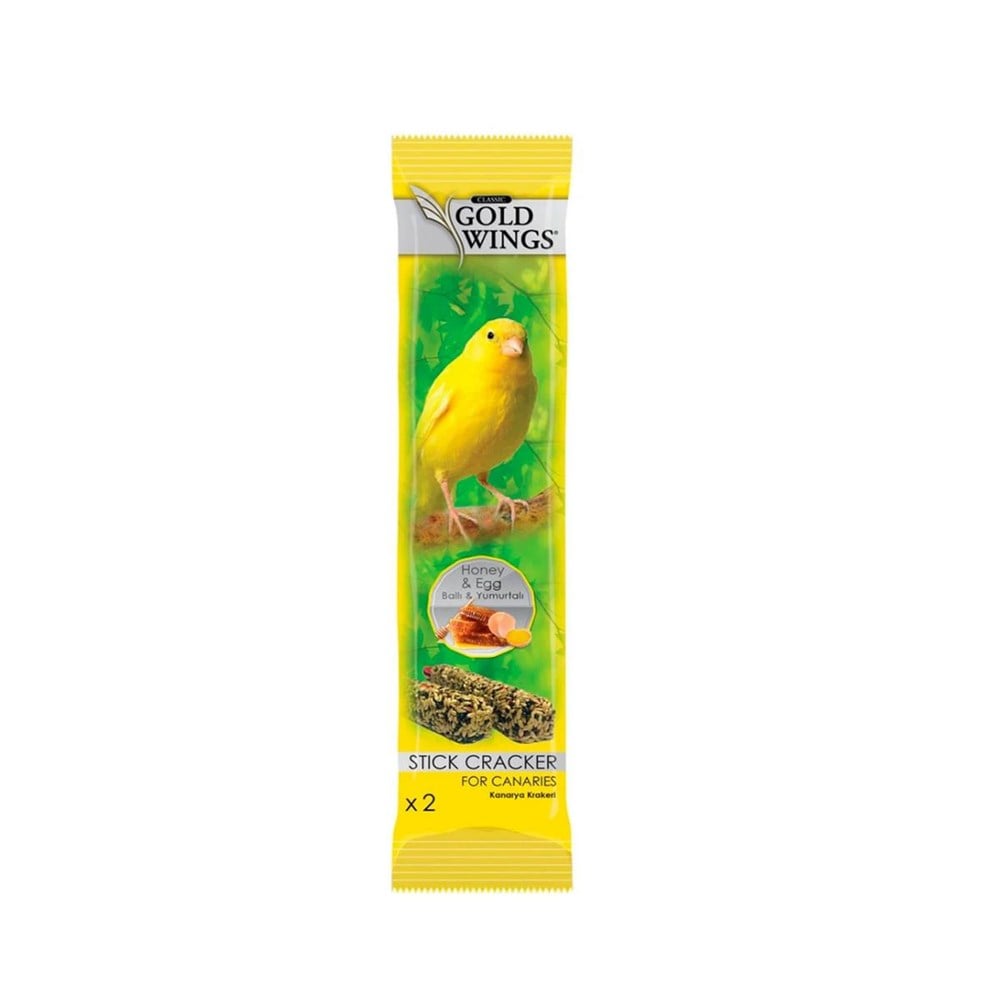 Gold Wings Classic Kanarya Krakeri Ballı ve Yumurtalı 2'li Paket