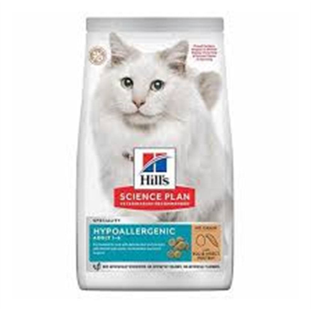 Hills Hypo-Allergenic Yumurta ve Larva Proteinli Yetişkin Kedi Maması 1.5 Kg