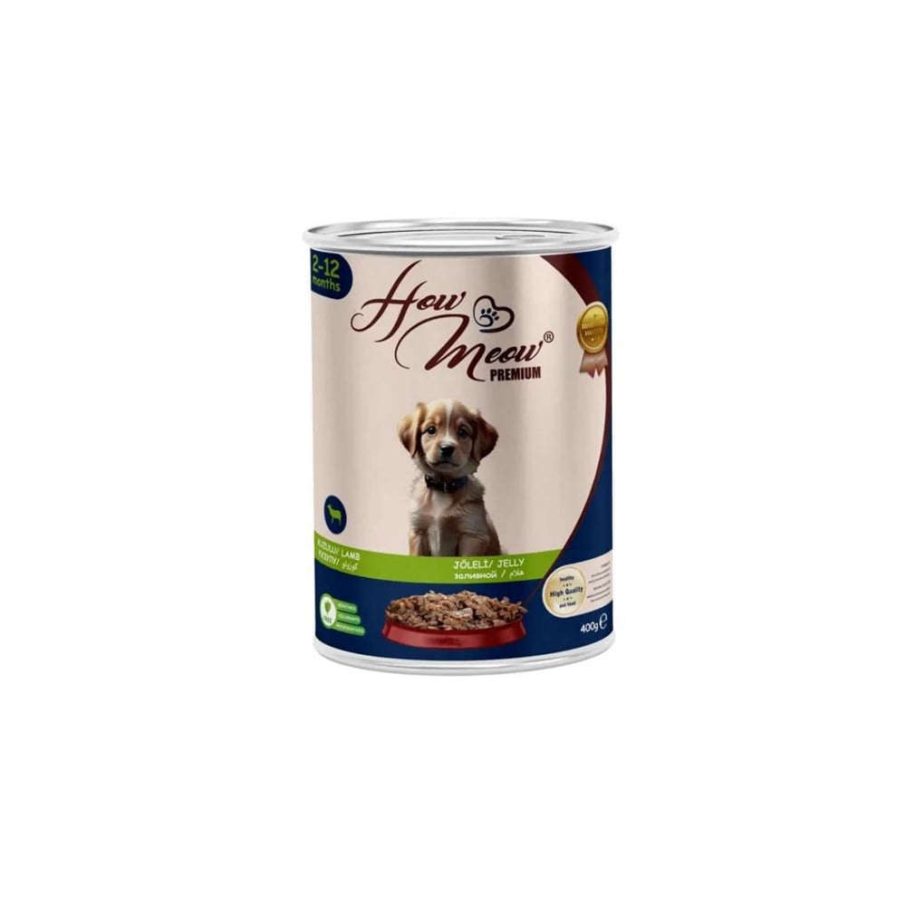 How Meow Kuzulu Jöleli Yavru Köpek Konservesi 400 Gr