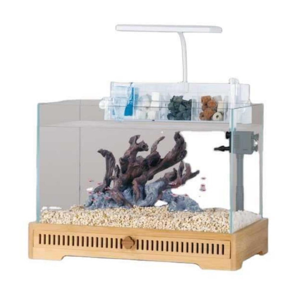 Jeneca Jeneca TG-40 Akvaryum+Dekor 31x21x24,5 Cm 9,4L En Ucuz Fiyatları ve Özellikleri