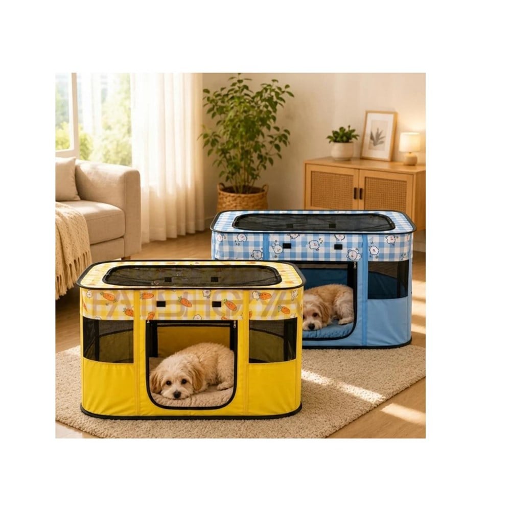 Yemci Petshop Katlanabilir Renkli Figürlü Evcil Hayvan Oyun Alanı 70x55x45 En Ucuz Fiyatları ve Özellikleri
