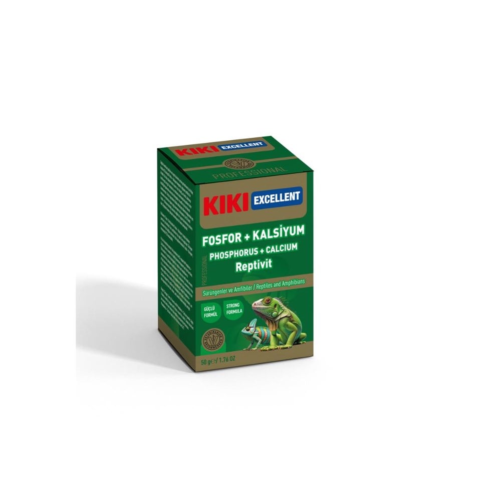 Kiki Kiki Excellent Fosfor Kalsiyum Reptivit Sürüngenler ve Amfibiler için Toz Mineral 50 Gr En Ucuz Fiyatları ve Özellikleri