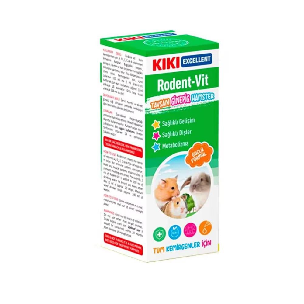 KIKI Excellent Rodent-Vit Kemirgenler İçin Multi Vitamin 25 ML