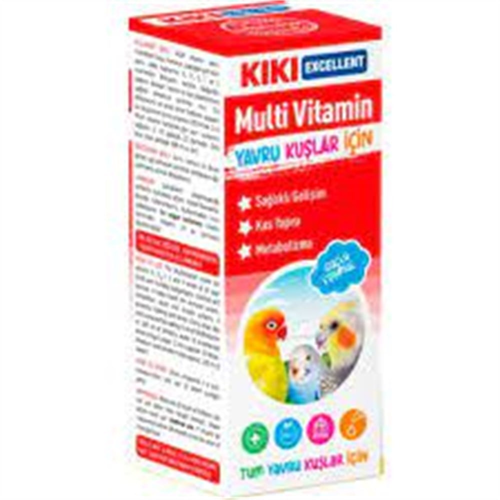 KIKI KUŞ YAVRU KUŞLARİÇİN MULTİVİTAMİN 25 ML