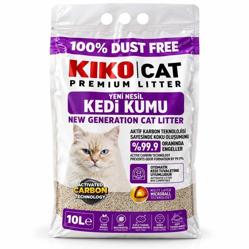 Kiko Kiko Cat %100 Tozsuz Mikrobik Kedi Kumu 10 Lt En Ucuz Fiyatları ve Özellikleri