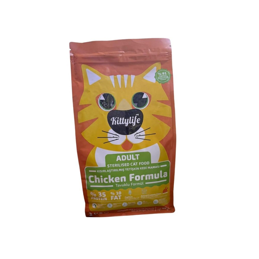Kittylife Kittylife Tavuklu Kısırlaştırılmış Yetişkin Kedi Maması 2 Kg En Ucuz Fiyatları ve Özellikleri