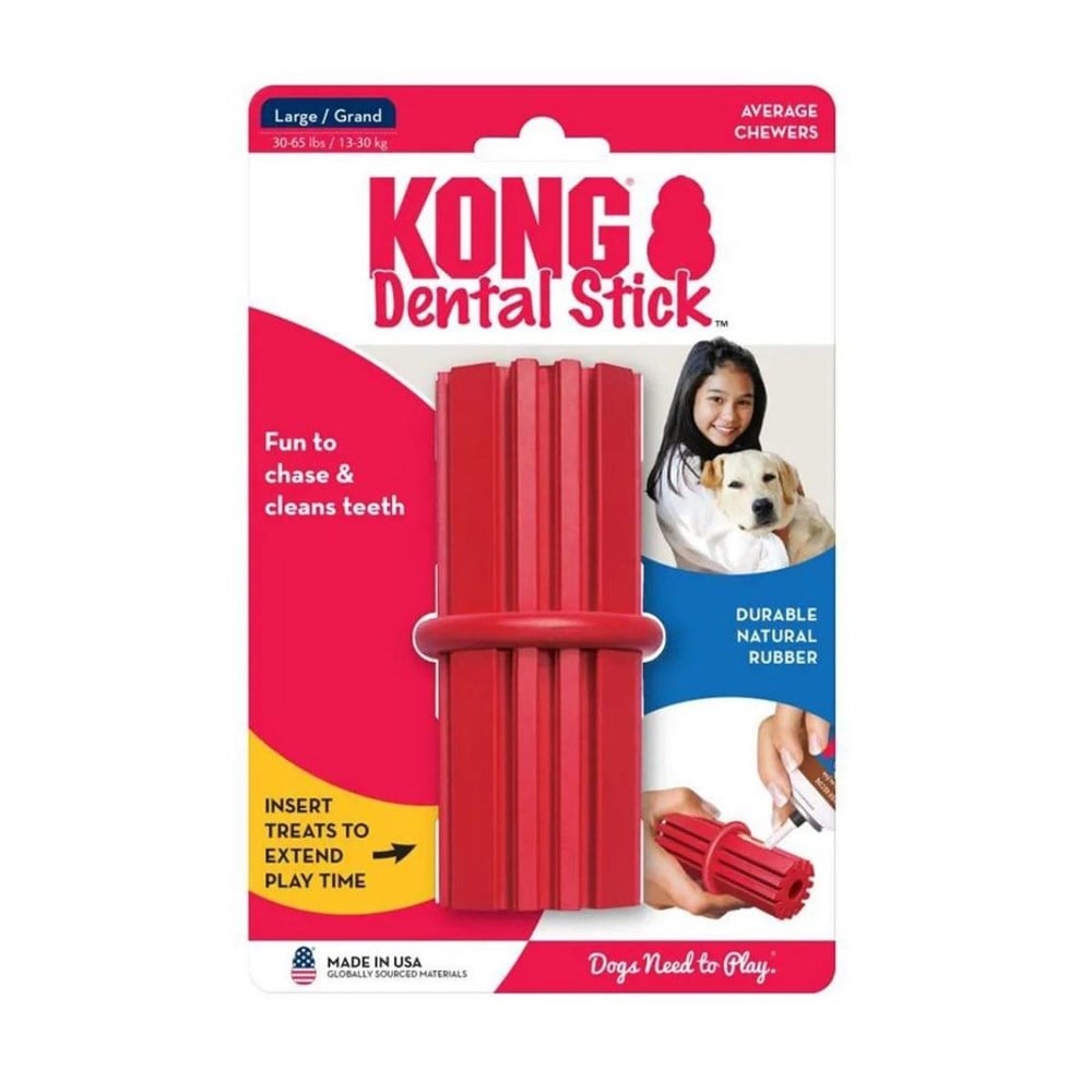 KONG Dental Stick Diş Temizliği Sağlayan Köpek Oyuncağı M