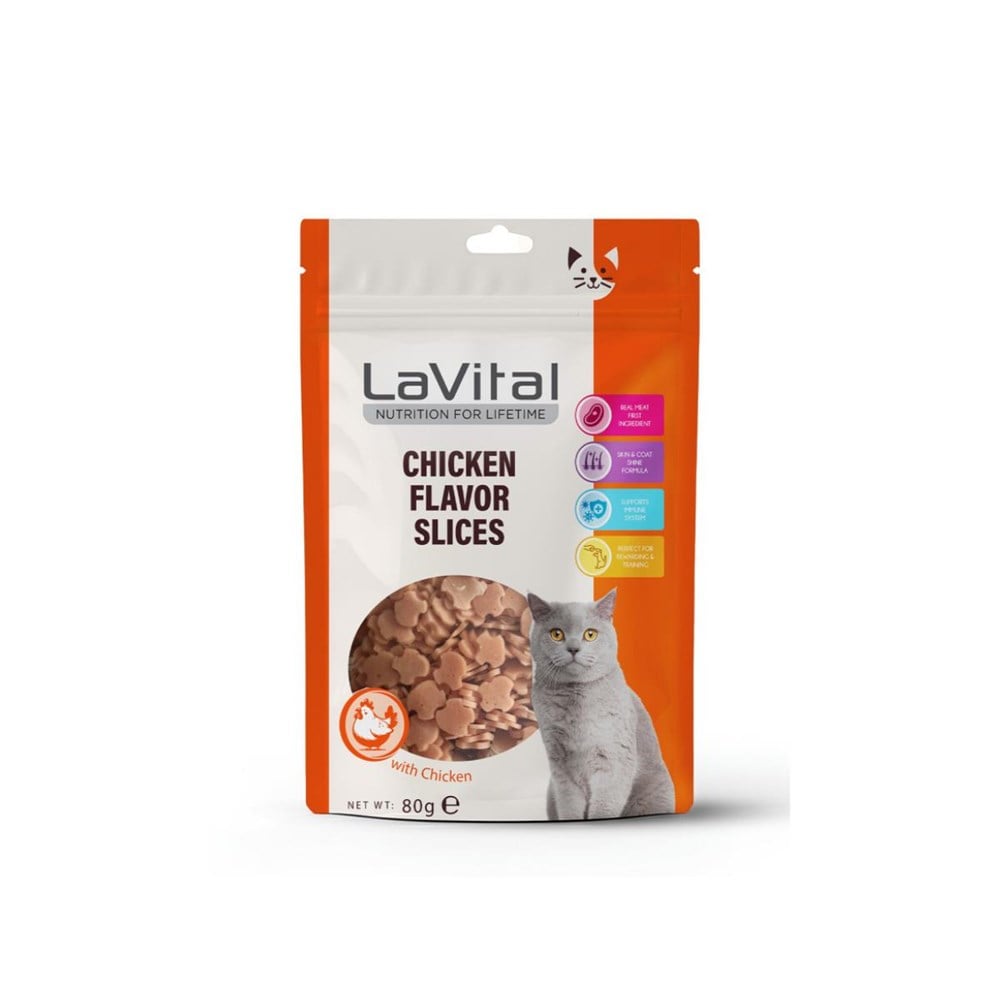 LaVital LaVital Chicken Flavor Slices Tavuklu Kedi Ödül Maması 80gr En Ucuz Fiyatları ve Özellikleri