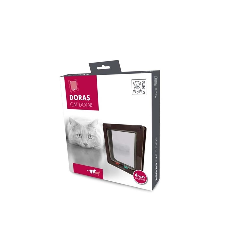 M-Pets M-PETS DORAS KEDİ KAPISI 4 YOLLU BROWN 250MMX233MM En Ucuz Fiyatları ve Özellikleri