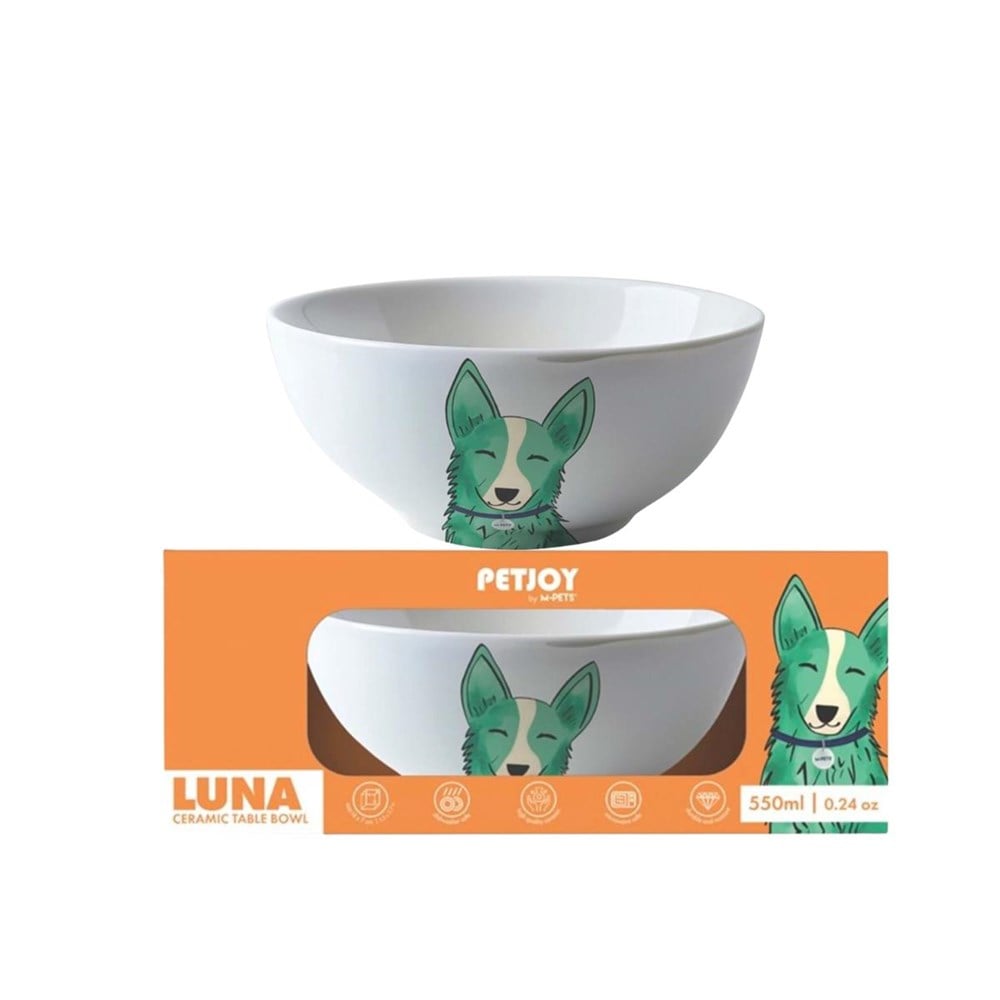 M-PETS LUNA SERAMİK MAMA KABI 550ML