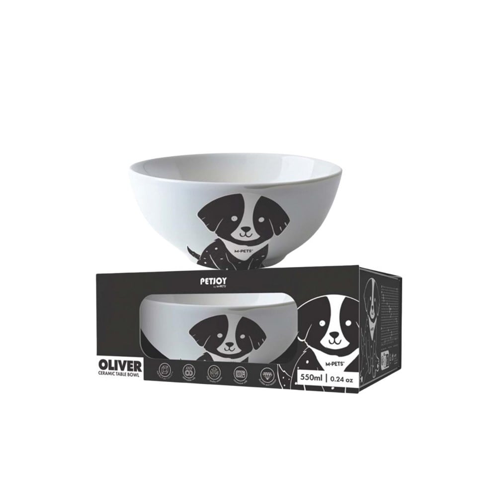 M-PETS OLİVER SERAMİK MAMA KABI 550ML