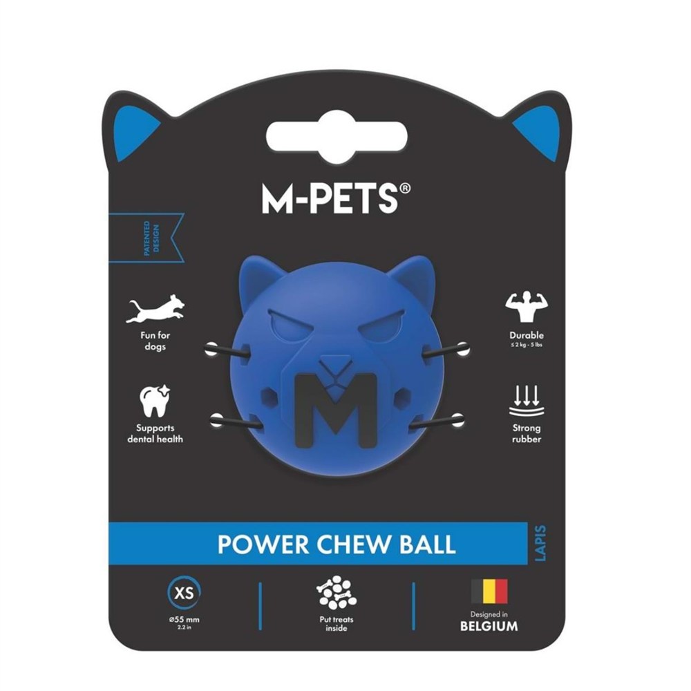 M-Pets M-PETS POWER CHEW BALL KAUÇUK KÖPEK OYUNCAĞI LAPİS (XS) En Ucuz Fiyatları ve Özellikleri