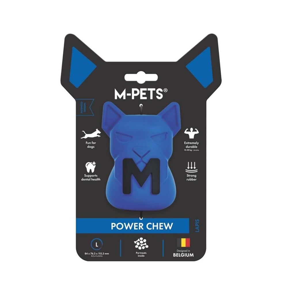 M-Pets M-PETS POWER CHEW BALL KAUÇUK KÖPEK OYUNCAĞI LAPİS (M) En Ucuz Fiyatları ve Özellikleri