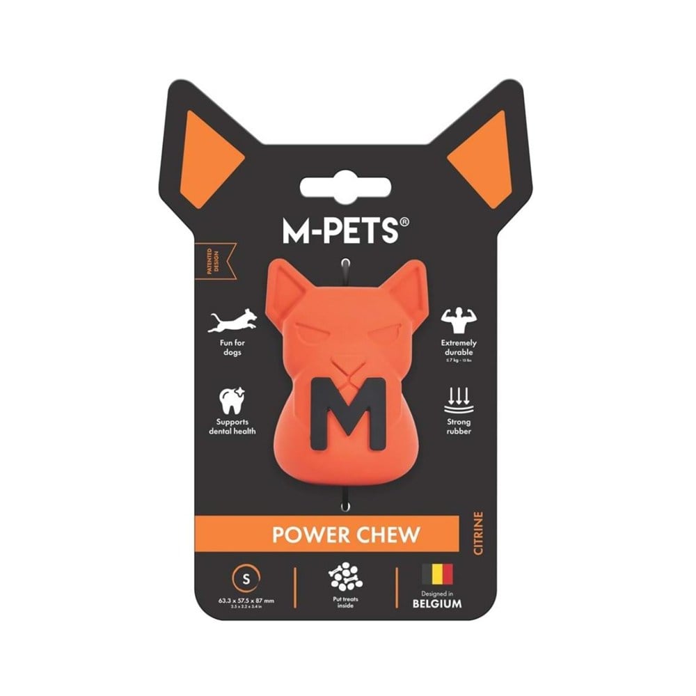 M-Pets M-PETS POWER CHEW KAUÇUK KÖPEK ÖDÜL OYUNCAĞI CITRINE (S) En Ucuz Fiyatları ve Özellikleri