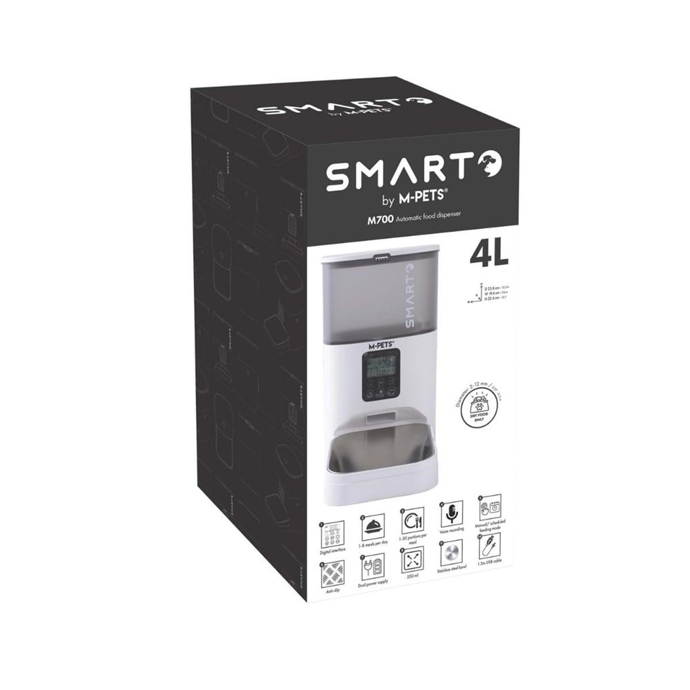 M-PETS SMARTO M700 OTOMATİK MAMA KABI 4L