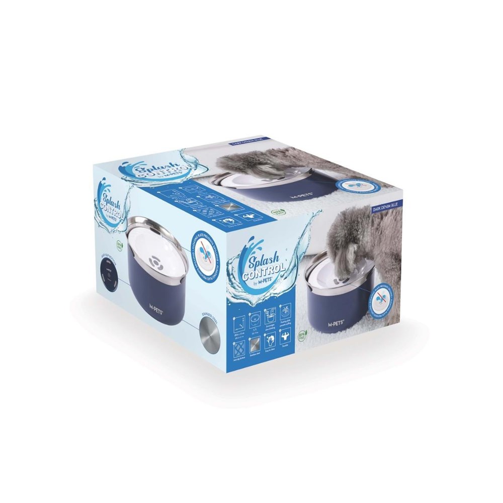 M-Pets M-PETS SPLASH CONTROL METAL SU KABI 3,7L BLUE En Ucuz Fiyatları ve Özellikleri
