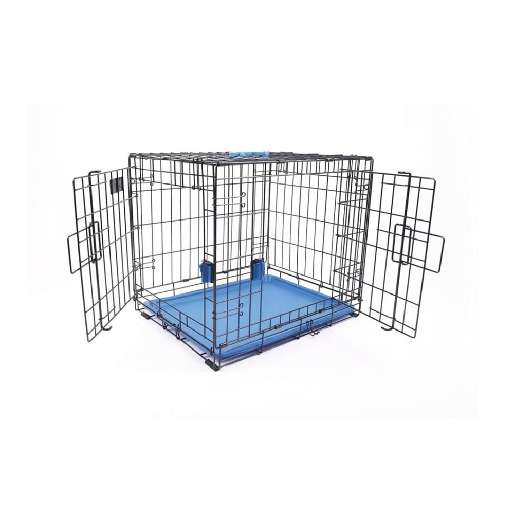 M-Pets M-PETS VOYAGER KÖPEK KAFESİ 2 KAPILI (S) MAVİ 61X46X48CM En Ucuz Fiyatları ve Özellikleri