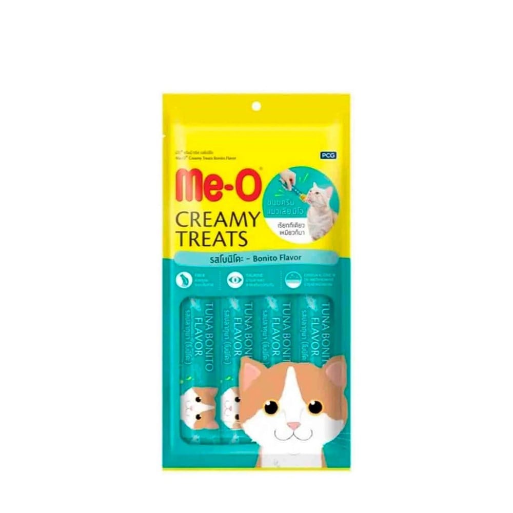 Me-o Kurutulmuş Füme Ton Balıklı Krema Kedi Ödülü 4x15 gr