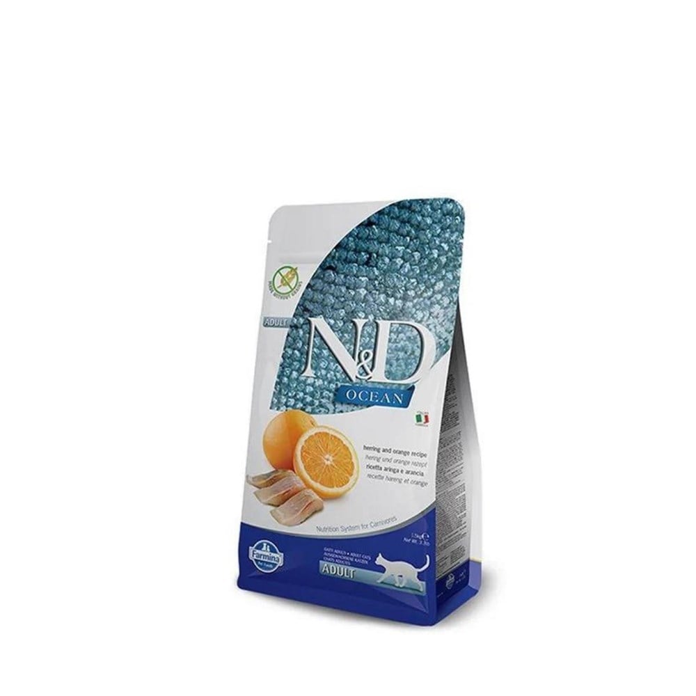 N&D N&D Ocean Ringa Balık ve Portakallı Yetişkin Kedi Maması 1.5 Kg En Ucuz Fiyatları ve Özellikleri