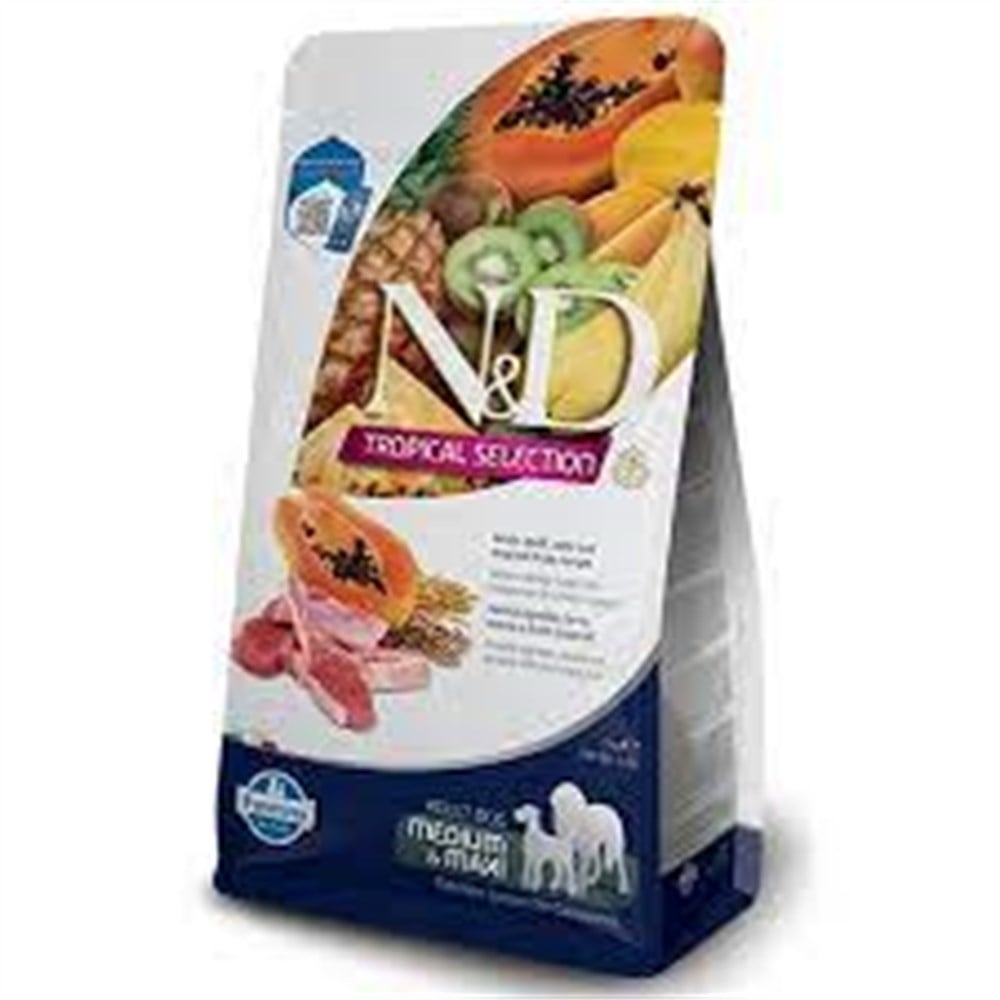 N&D Tropical Selection Kuzu Etli 10 kg Orta ve Büyük Irk Yetişkin Köpek Maması