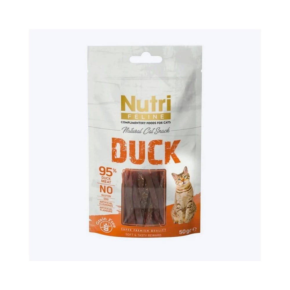 Nutri Feline Ördekli Şerit Kedi Ödüü 50 Gr