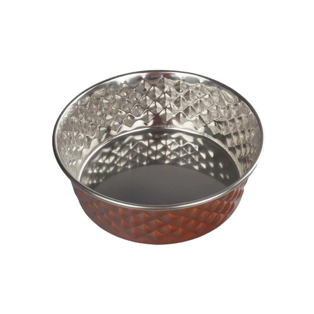 Oripet Oripet Elmas Desen Gold Çelik Mama Kabı 11cm En Ucuz Fiyatları ve Özellikleri