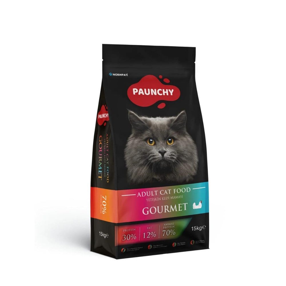 Paunchy Gourmet Tavuk Etli Kedi Maması 15 Kg