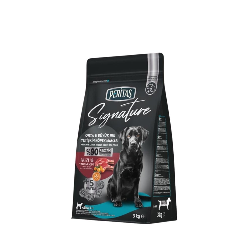 Peritas Peritas Signature Kuzu Etli 3 kg Orta ve Büyük Irk Yetişkin Köpek Maması En Ucuz Fiyatları ve Özellikleri