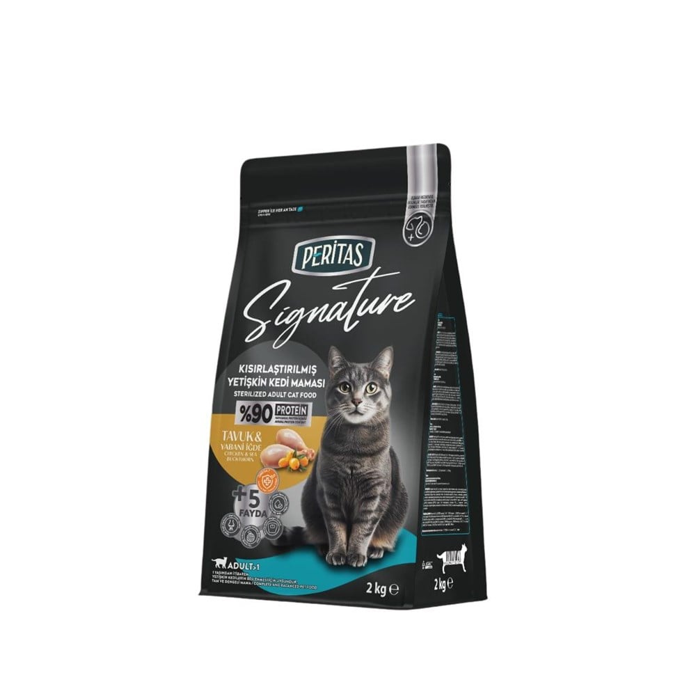 Peritas Peritas Signature Tavuklu 2 kg Kısırlaştırılmış Yetişkin Kedi Maması En Ucuz Fiyatları ve Özellikleri