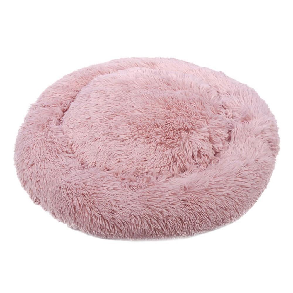 PET BOSS POFUDUK KEDİ KÖPEKLER İÇİN PELUŞ YATAK GÜL KURUSU MEDİUM 70 CM