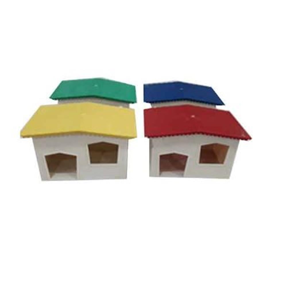 Plastik Renkli Hamster Evi 13x9x8 Cm