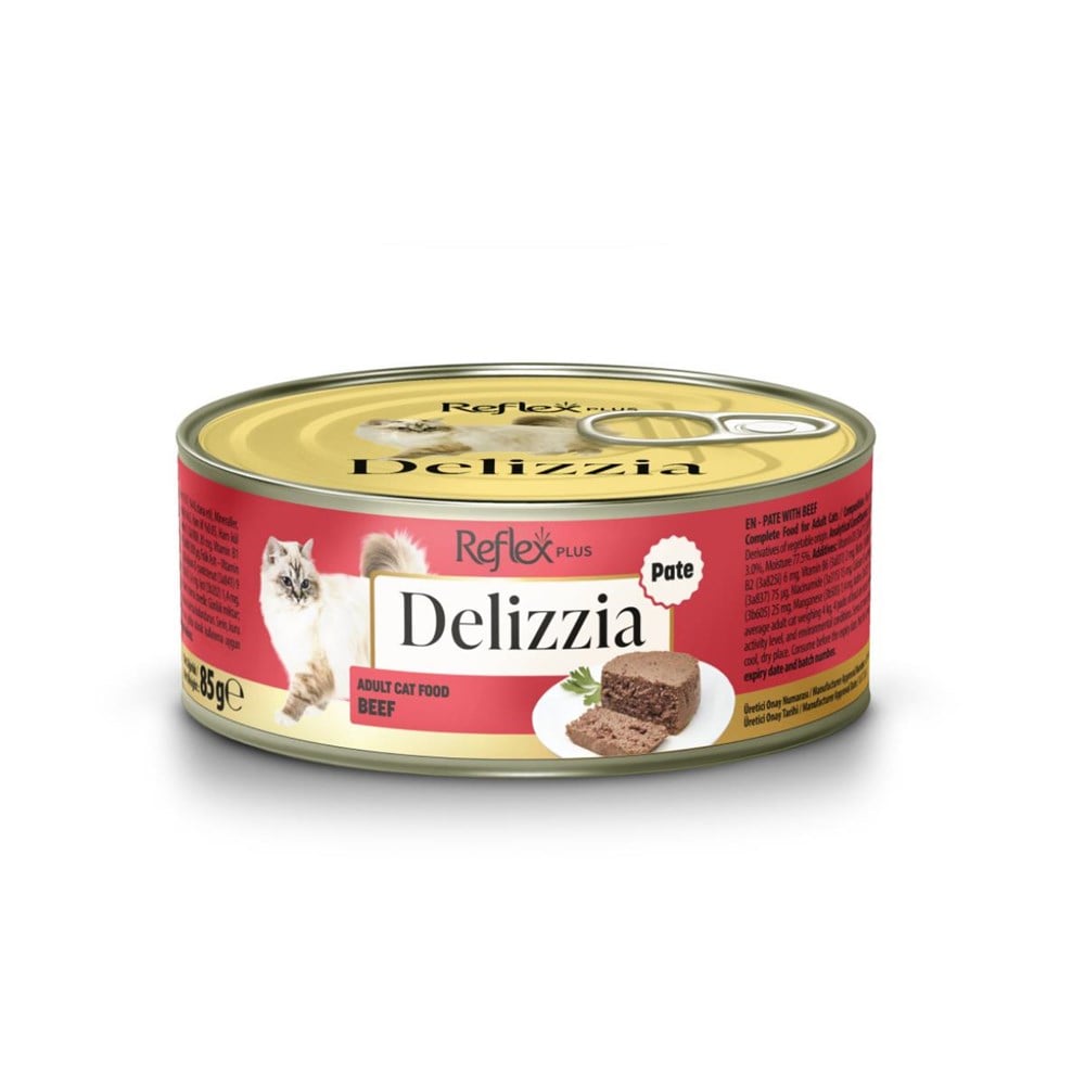 Reflex Reflex Plus Delizzia Dana Etli Ezme Yetişkin Kedi Konservesi 85gr En Ucuz Fiyatları ve Özellikleri
