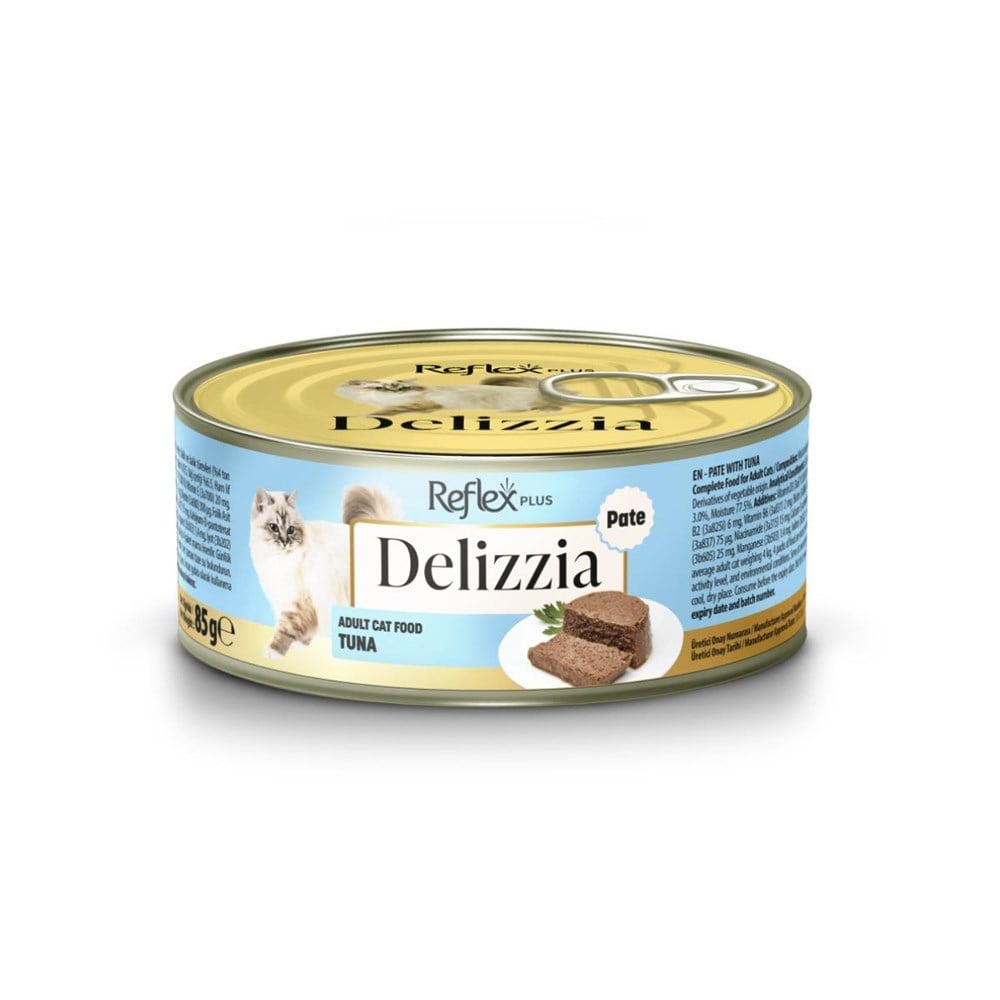 Reflex Reflex Plus Delizzia Ton Balıklı Ezme Yetişkin Kedi Konservesi 85gr En Ucuz Fiyatları ve Özellikleri