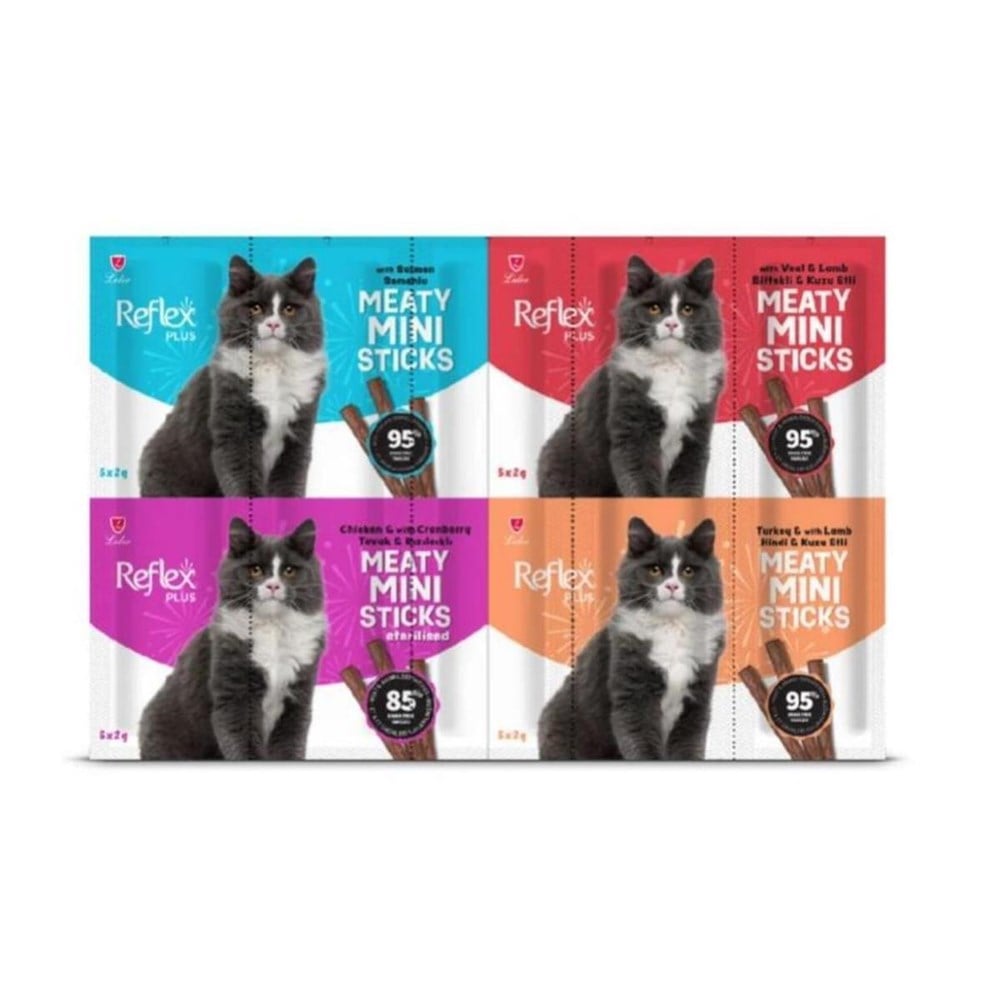 Reflex Reflex Plus Mini Mix Somonlu Kuzu Etli Biftekli Kısır Tavuk Kedi Ödülleri 20 X 2 Gr En Ucuz Fiyatları ve Özellikleri