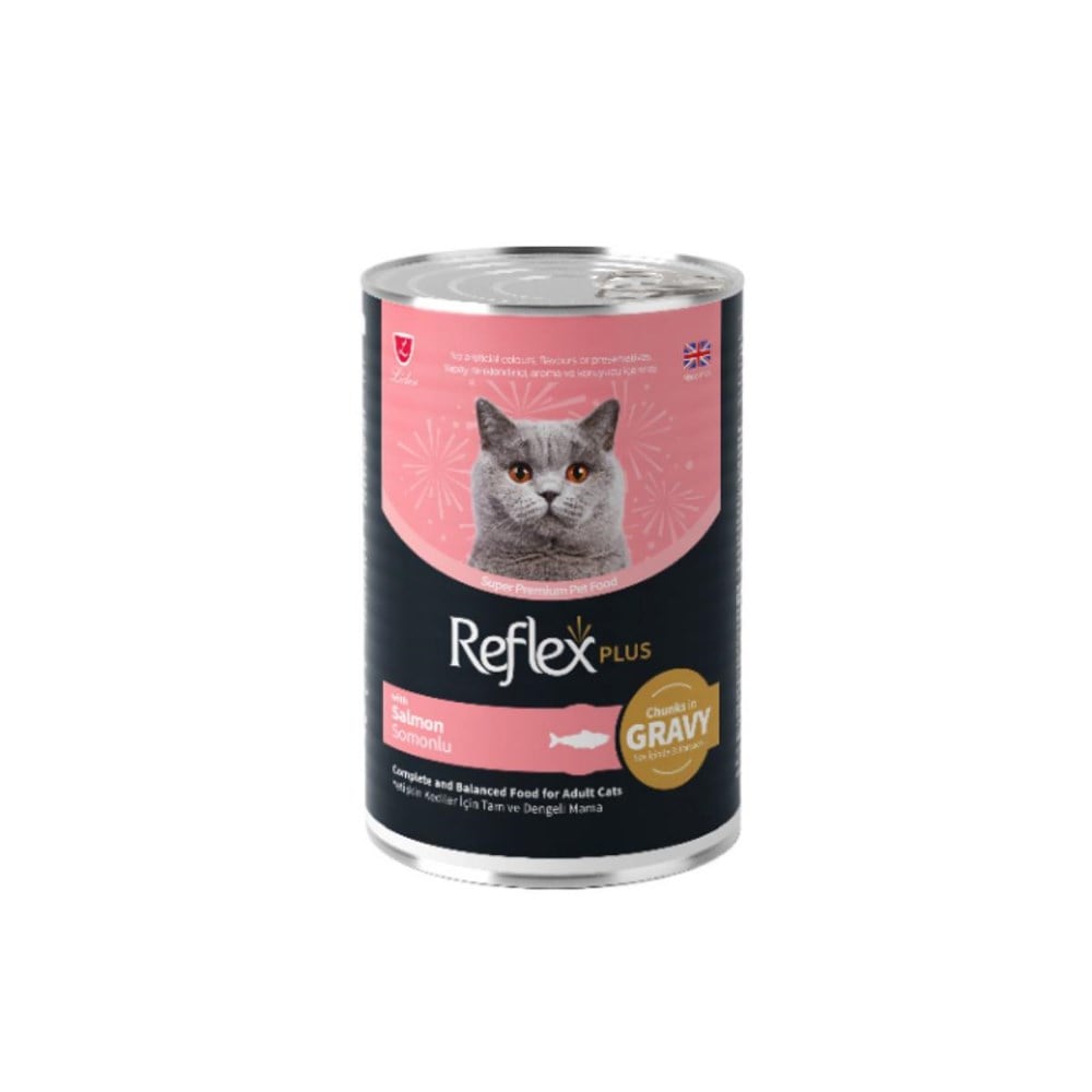 Reflex Reflex Plus Sos İçinde Parça Etli Somonlu Yetişkin Kedi Konservesi 400gr En Ucuz Fiyatları ve Özellikleri