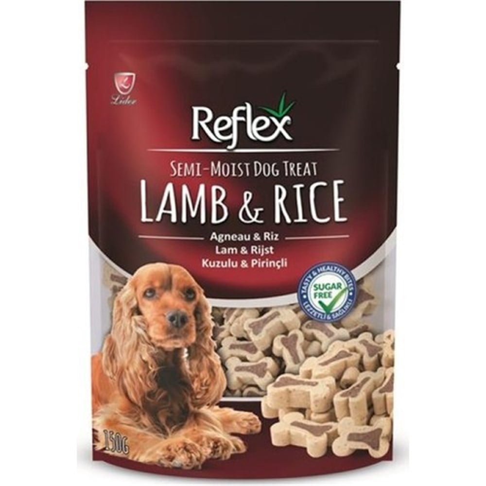 Reflex Semi Moist Kuzulu Pirinçli Köpek Ödülü 150 Gr
