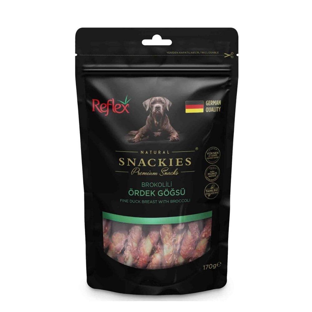 Reflex Reflex Snackies Brokolili Ördek Göğsü Köpek Ödül Maması 170gr En Ucuz Fiyatları ve Özellikleri