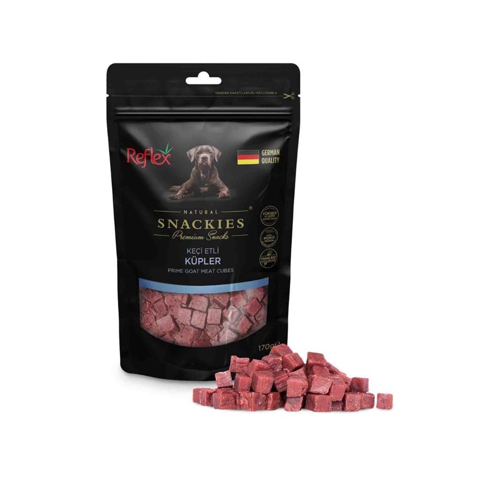 Reflex Reflex Snackies Keçi Etli Küpler Köpek Ödül Maması 170gr En Ucuz Fiyatları ve Özellikleri