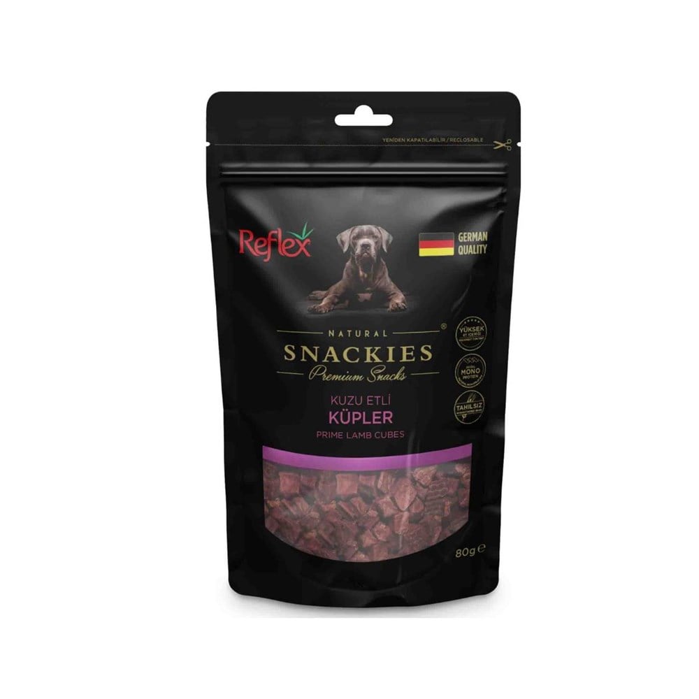 Reflex Reflex Snackies Kuzu Etli Küpler Köpek Ödül Maması 80gr En Ucuz Fiyatları ve Özellikleri