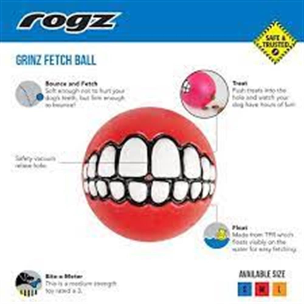 ROGZZ DOG TOYS GR 02 MEDİUM RED