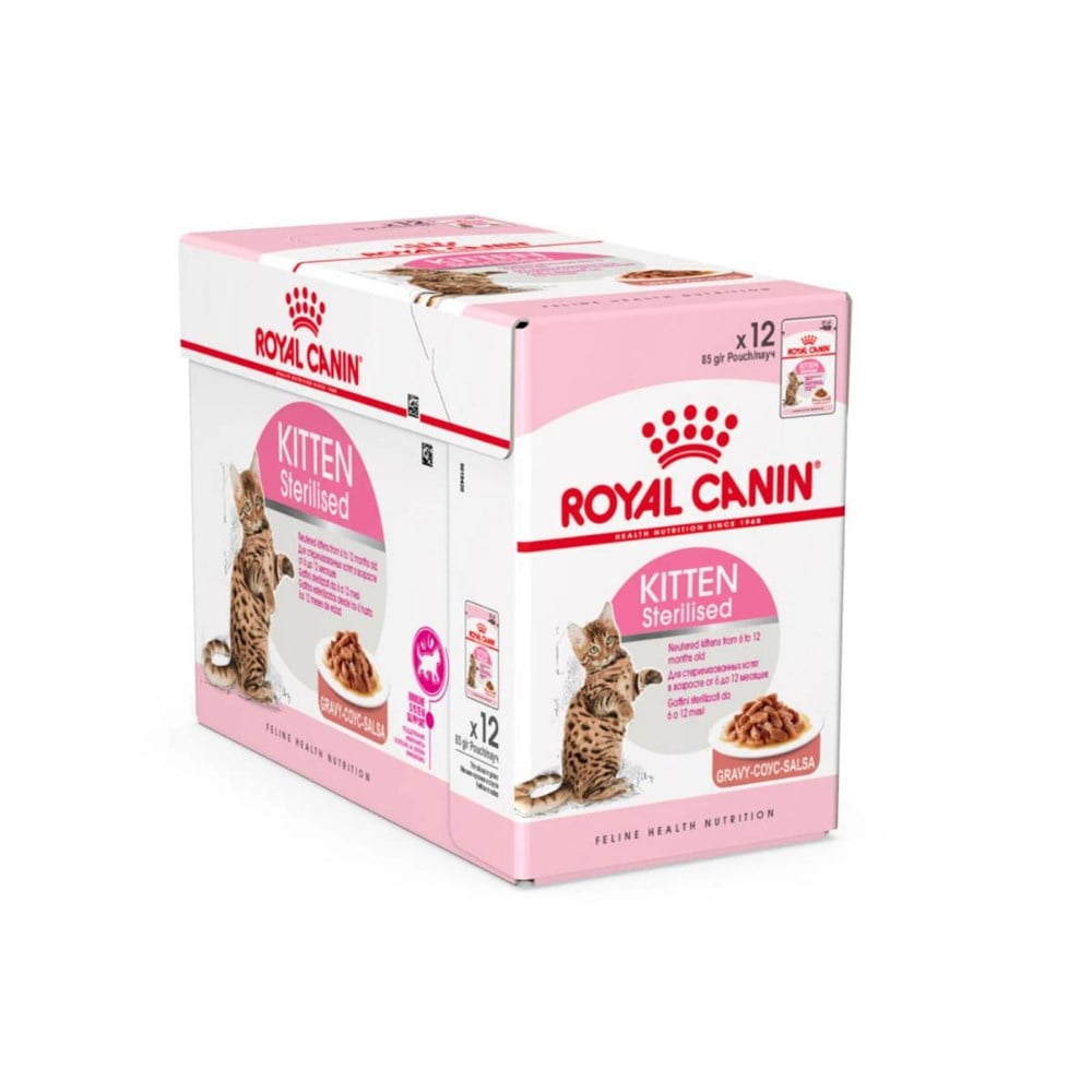 Royal Canin Royal Canin Feline Health Nutrition Kitten Sterilised Gravy 12x85 Gr En Ucuz Fiyatları ve Özellikleri