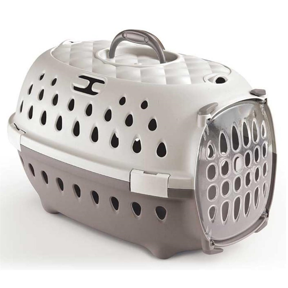 Stefan Travel Chic Kedi ve Köpek Taşıma Beyaz Bej 50x34,5x32cm