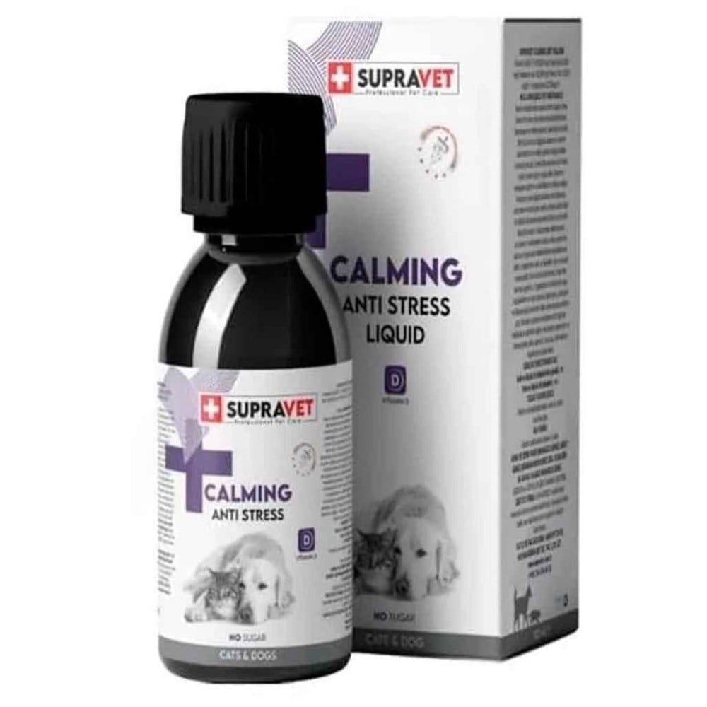 Supravet Anti Stress Kedi ve Köpekler İçin Sakinleştirici Damla 100 ml
